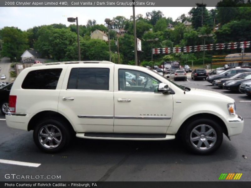 Cool Vanilla / Dark Slate Gray/Light Slate Gray 2008 Chrysler Aspen Limited 4WD