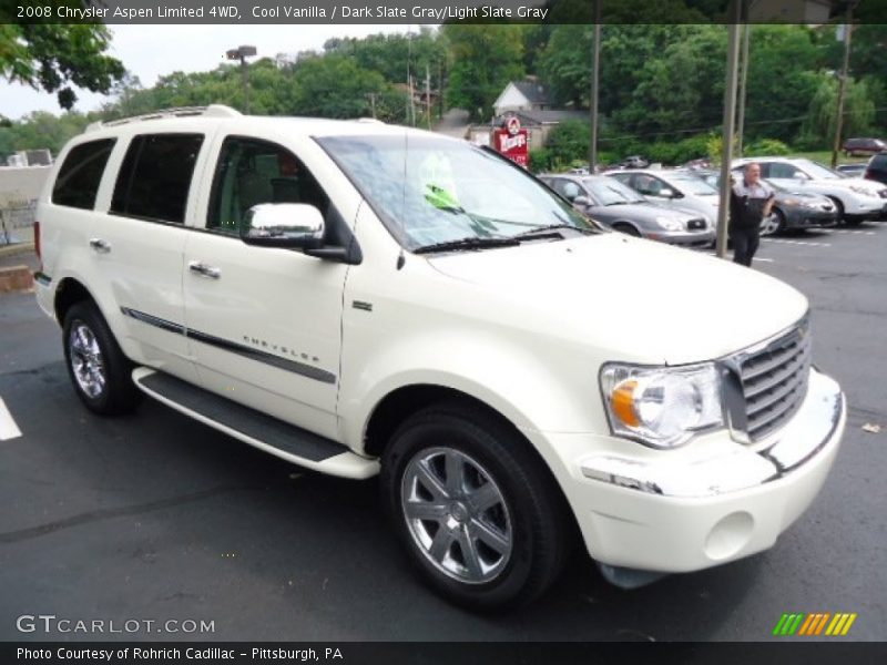 Cool Vanilla / Dark Slate Gray/Light Slate Gray 2008 Chrysler Aspen Limited 4WD