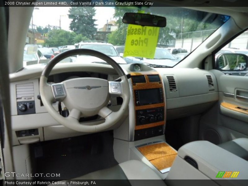 Cool Vanilla / Dark Slate Gray/Light Slate Gray 2008 Chrysler Aspen Limited 4WD