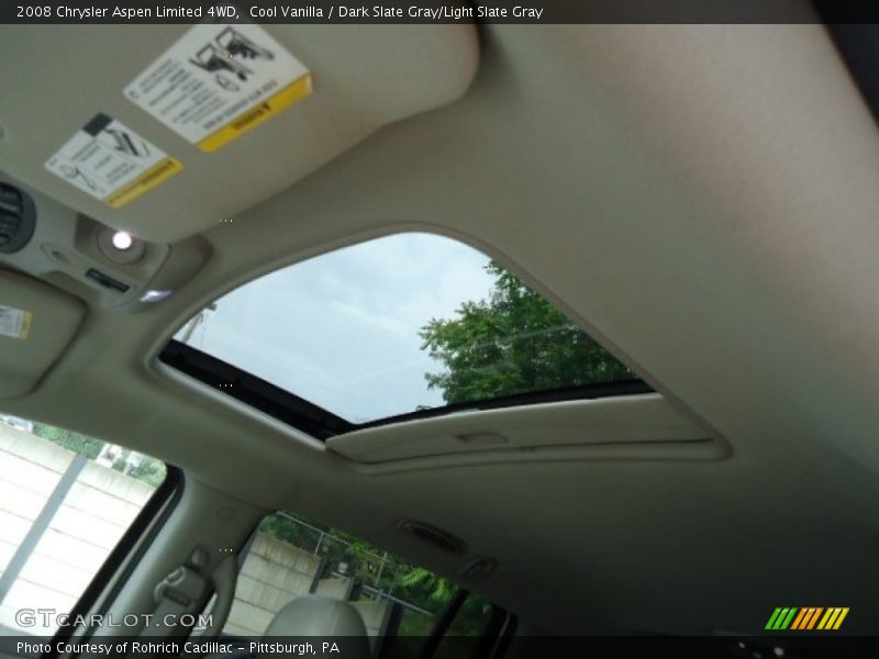 Cool Vanilla / Dark Slate Gray/Light Slate Gray 2008 Chrysler Aspen Limited 4WD