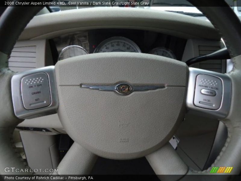 Cool Vanilla / Dark Slate Gray/Light Slate Gray 2008 Chrysler Aspen Limited 4WD
