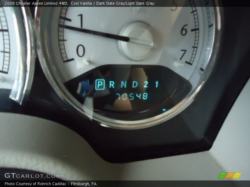 Cool Vanilla / Dark Slate Gray/Light Slate Gray 2008 Chrysler Aspen Limited 4WD