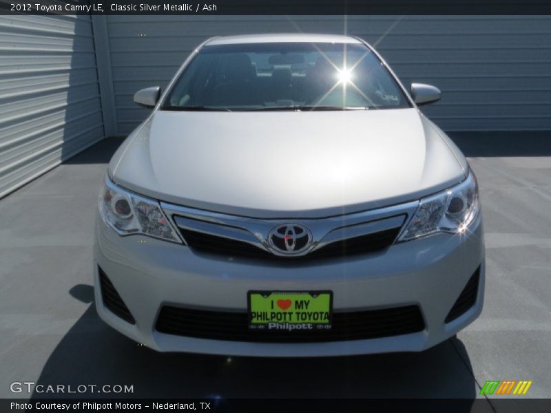 Classic Silver Metallic / Ash 2012 Toyota Camry LE