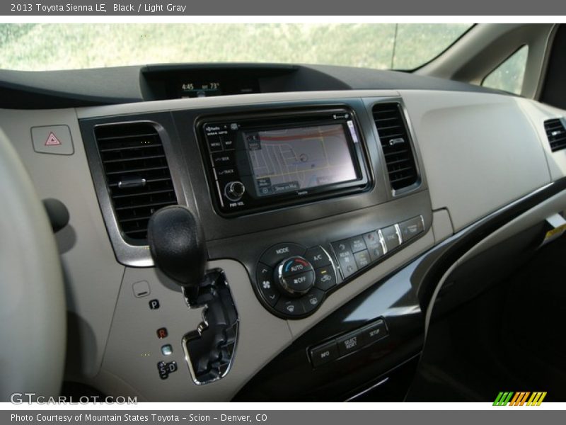 Black / Light Gray 2013 Toyota Sienna LE