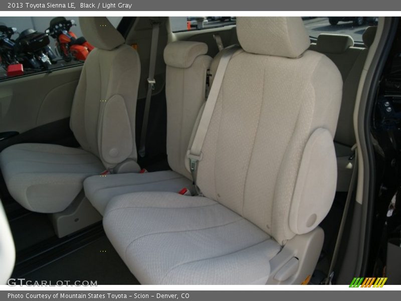 Black / Light Gray 2013 Toyota Sienna LE