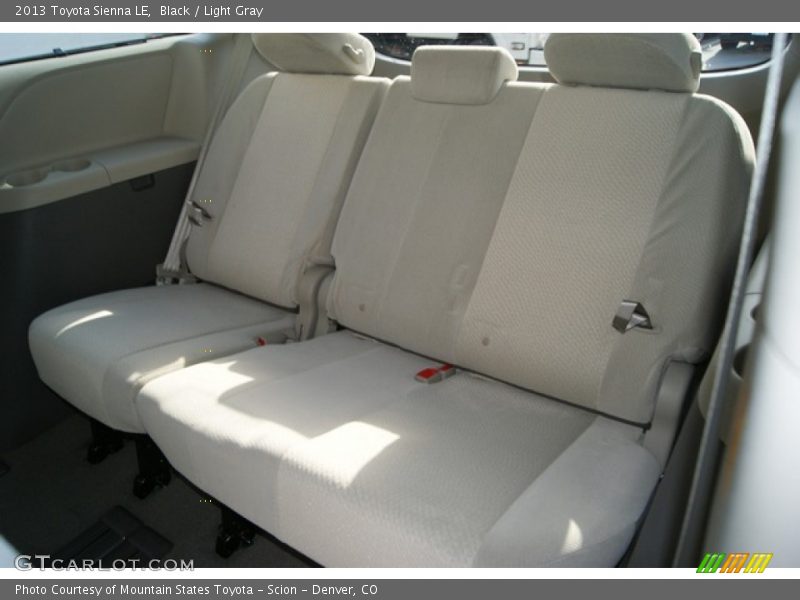 Black / Light Gray 2013 Toyota Sienna LE