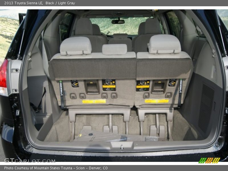 Black / Light Gray 2013 Toyota Sienna LE