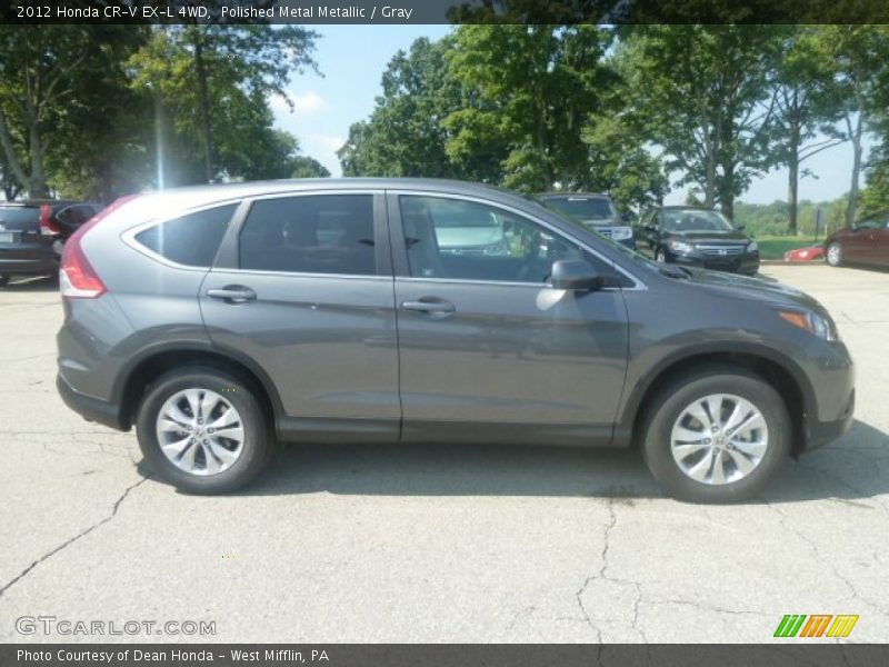 Polished Metal Metallic / Gray 2012 Honda CR-V EX-L 4WD