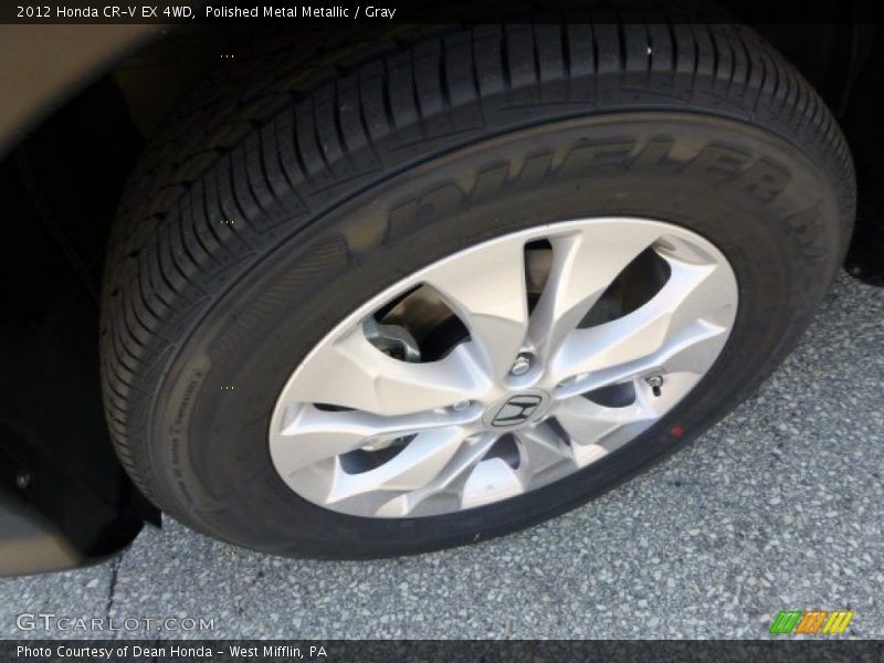 Polished Metal Metallic / Gray 2012 Honda CR-V EX 4WD