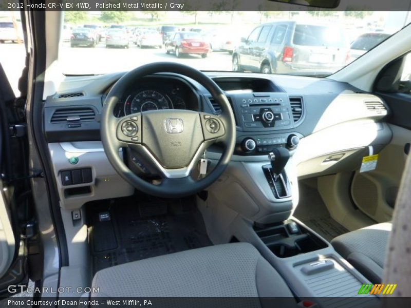 Polished Metal Metallic / Gray 2012 Honda CR-V EX 4WD