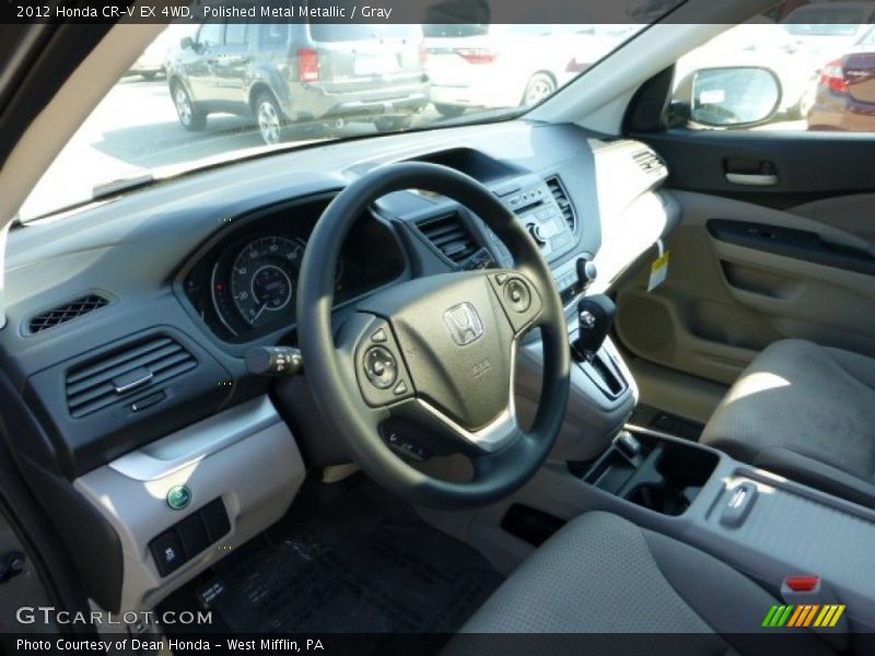 Polished Metal Metallic / Gray 2012 Honda CR-V EX 4WD
