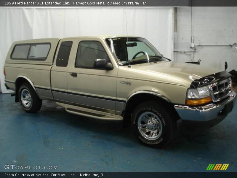 Harvest Gold Metallic / Medium Prairie Tan 1999 Ford Ranger XLT Extended Cab