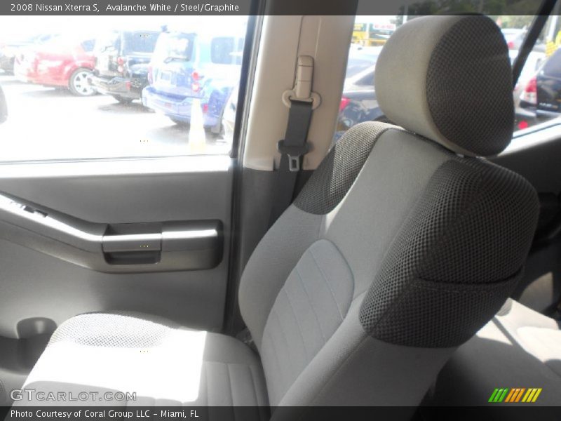 Avalanche White / Steel/Graphite 2008 Nissan Xterra S