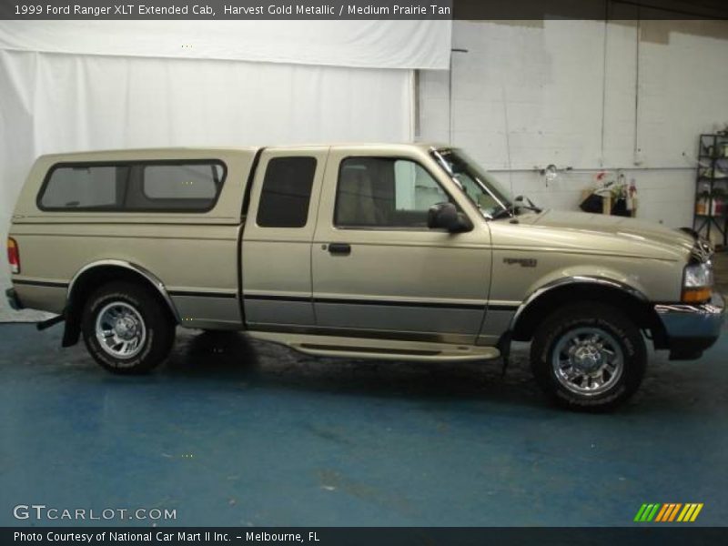 Harvest Gold Metallic / Medium Prairie Tan 1999 Ford Ranger XLT Extended Cab