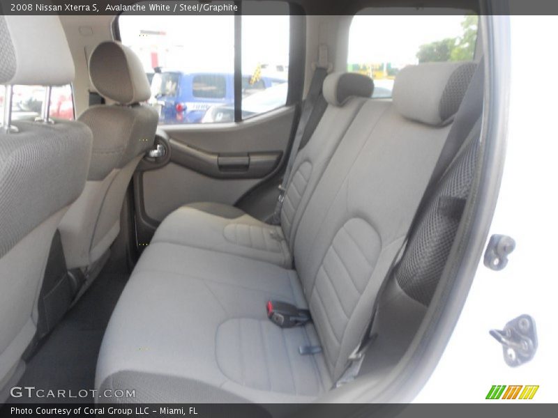 Avalanche White / Steel/Graphite 2008 Nissan Xterra S
