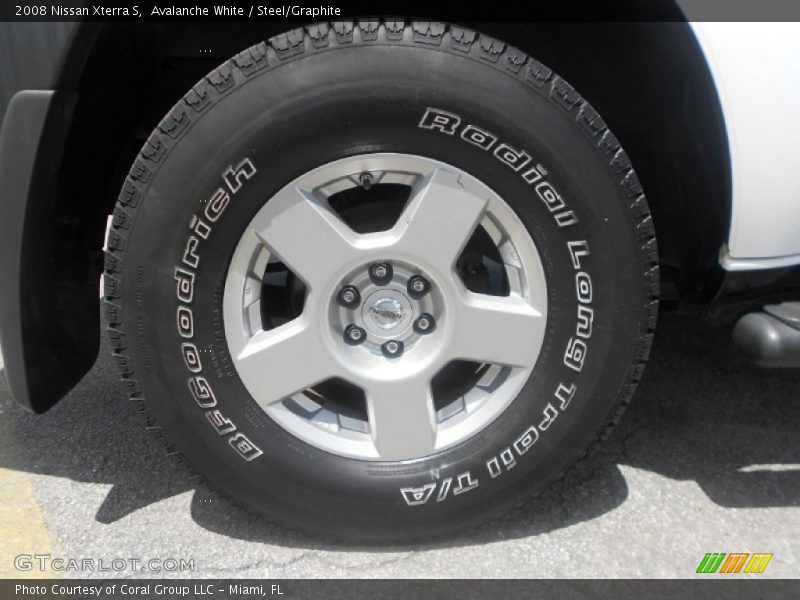 Avalanche White / Steel/Graphite 2008 Nissan Xterra S