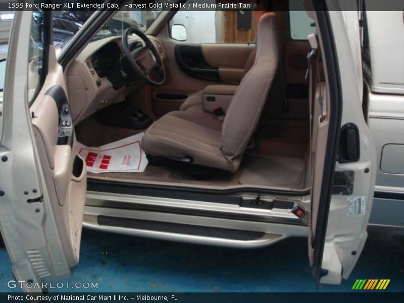 Harvest Gold Metallic / Medium Prairie Tan 1999 Ford Ranger XLT Extended Cab