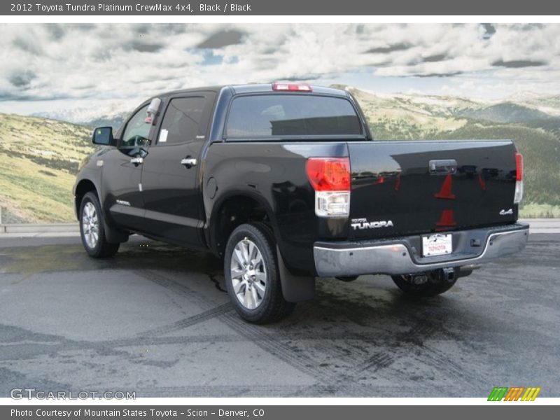 Black / Black 2012 Toyota Tundra Platinum CrewMax 4x4