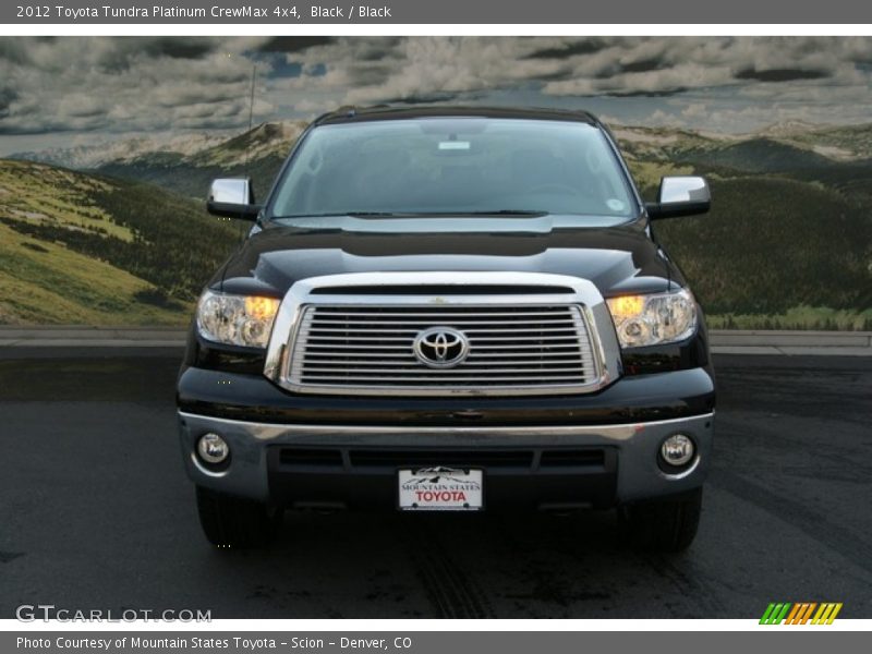 Black / Black 2012 Toyota Tundra Platinum CrewMax 4x4
