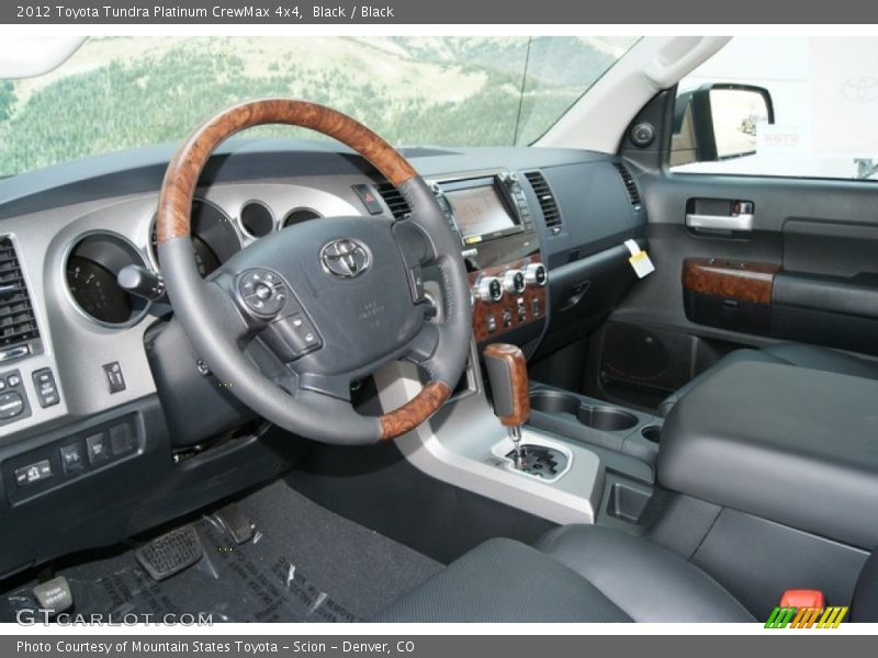 Black / Black 2012 Toyota Tundra Platinum CrewMax 4x4