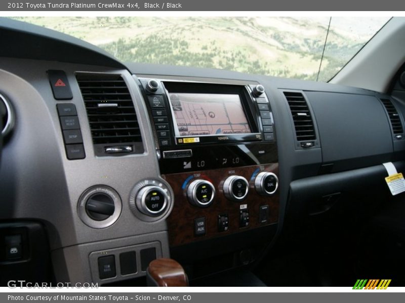 Black / Black 2012 Toyota Tundra Platinum CrewMax 4x4