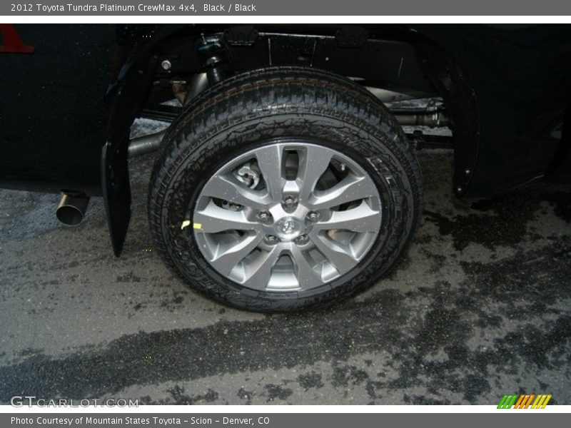 Black / Black 2012 Toyota Tundra Platinum CrewMax 4x4