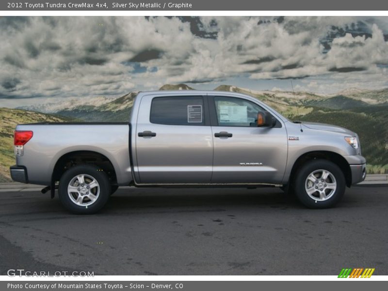 Silver Sky Metallic / Graphite 2012 Toyota Tundra CrewMax 4x4