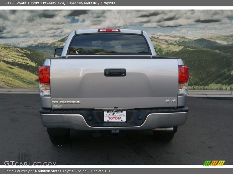 Silver Sky Metallic / Graphite 2012 Toyota Tundra CrewMax 4x4