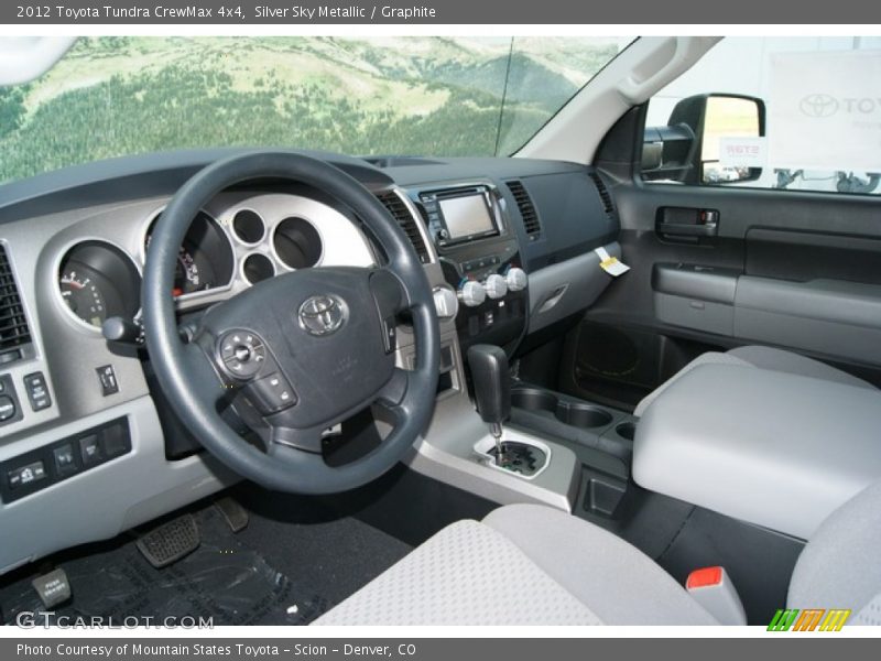 Silver Sky Metallic / Graphite 2012 Toyota Tundra CrewMax 4x4