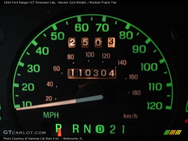 Harvest Gold Metallic / Medium Prairie Tan 1999 Ford Ranger XLT Extended Cab