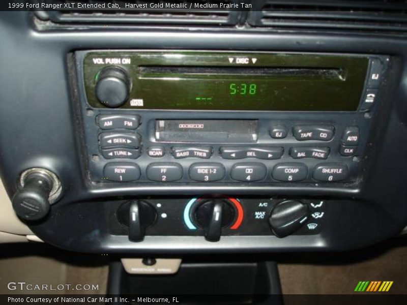 Harvest Gold Metallic / Medium Prairie Tan 1999 Ford Ranger XLT Extended Cab