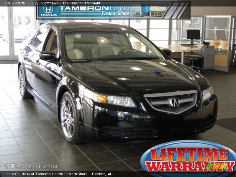 Nighthawk Black Pearl / Parchment 2006 Acura TL 3.2