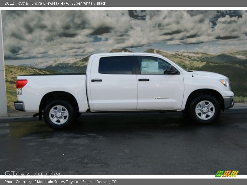 Super White / Black 2012 Toyota Tundra CrewMax 4x4
