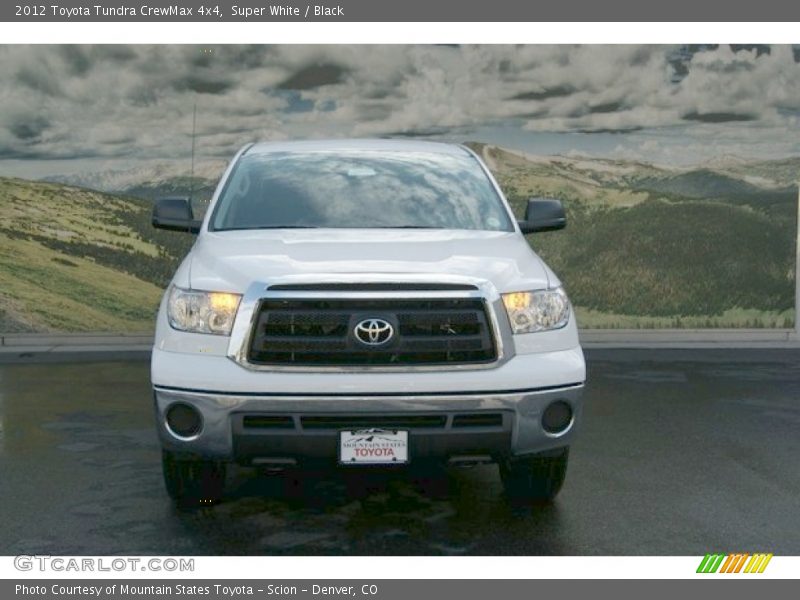 Super White / Black 2012 Toyota Tundra CrewMax 4x4