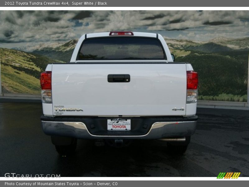 Super White / Black 2012 Toyota Tundra CrewMax 4x4