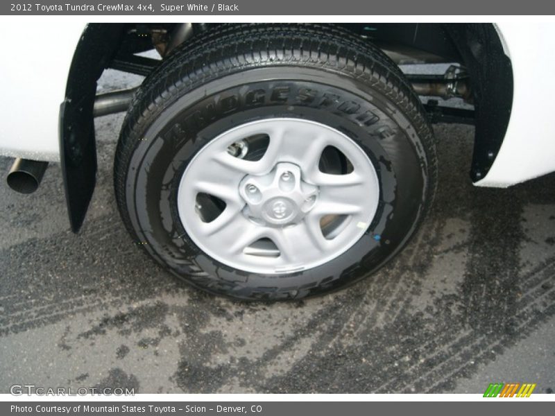 Super White / Black 2012 Toyota Tundra CrewMax 4x4