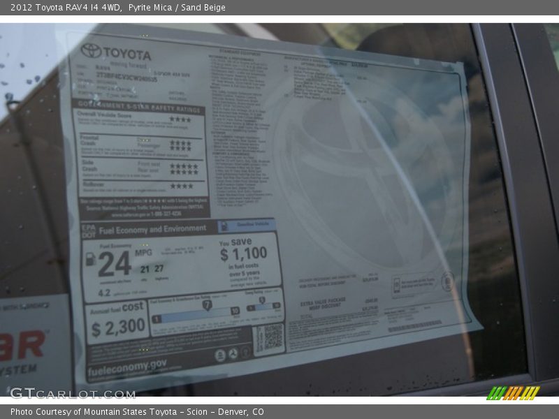 Pyrite Mica / Sand Beige 2012 Toyota RAV4 I4 4WD