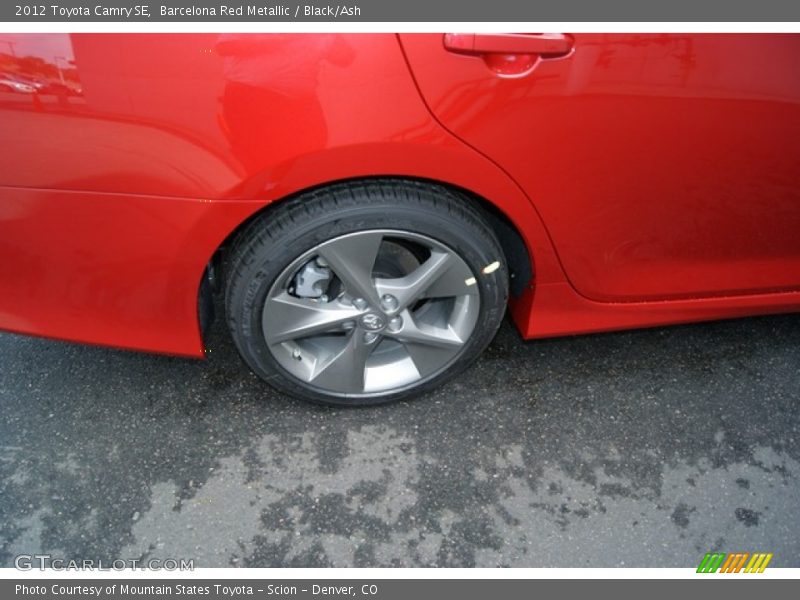 Barcelona Red Metallic / Black/Ash 2012 Toyota Camry SE