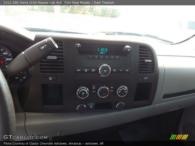 Pure Silver Metallic / Dark Titanium 2011 GMC Sierra 1500 Regular Cab 4x4