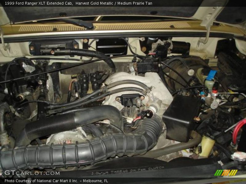 Harvest Gold Metallic / Medium Prairie Tan 1999 Ford Ranger XLT Extended Cab