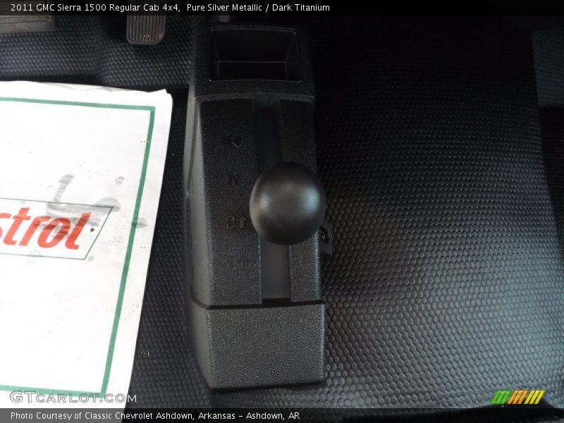 Pure Silver Metallic / Dark Titanium 2011 GMC Sierra 1500 Regular Cab 4x4