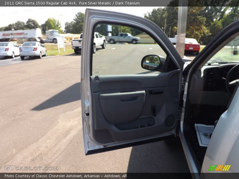 Pure Silver Metallic / Dark Titanium 2011 GMC Sierra 1500 Regular Cab 4x4