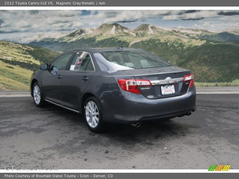 Magnetic Gray Metallic / Ash 2012 Toyota Camry XLE V6