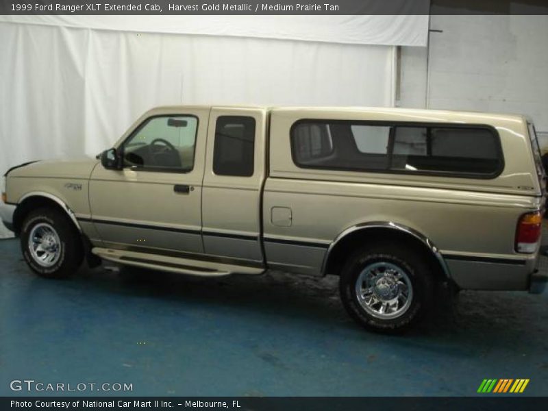 Harvest Gold Metallic / Medium Prairie Tan 1999 Ford Ranger XLT Extended Cab