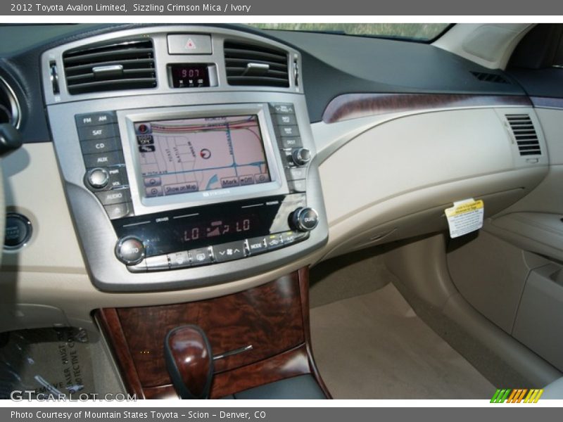 Sizzling Crimson Mica / Ivory 2012 Toyota Avalon Limited