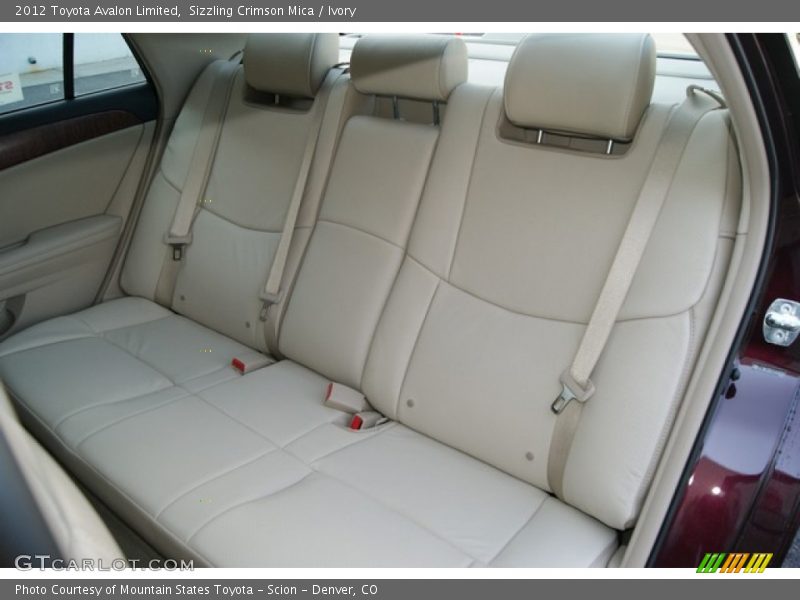 Sizzling Crimson Mica / Ivory 2012 Toyota Avalon Limited