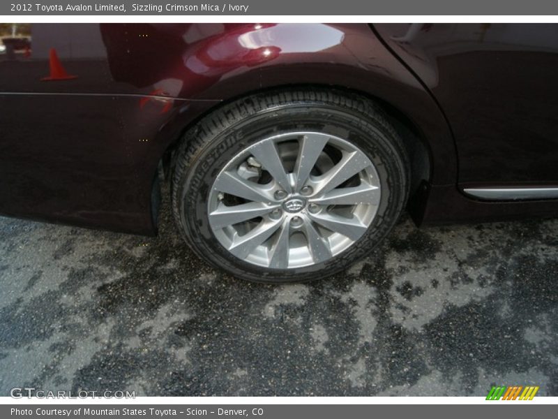 Sizzling Crimson Mica / Ivory 2012 Toyota Avalon Limited