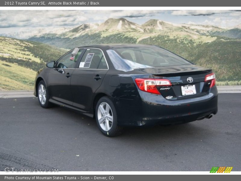 Attitude Black Metallic / Black 2012 Toyota Camry SE