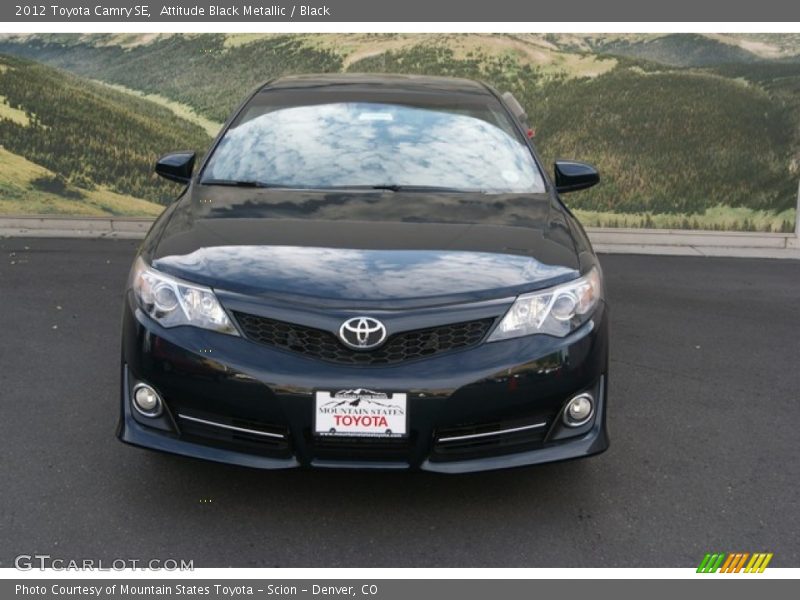 Attitude Black Metallic / Black 2012 Toyota Camry SE