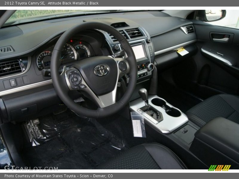 Attitude Black Metallic / Black 2012 Toyota Camry SE